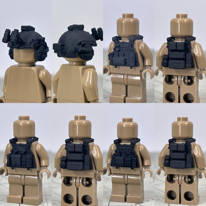 「WU」Tactical helmet and tactical vest