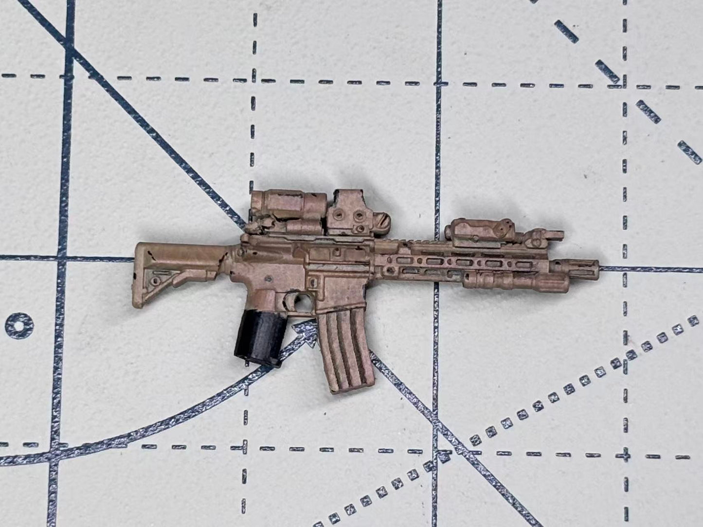 「WU」Painting rifles and machine guns