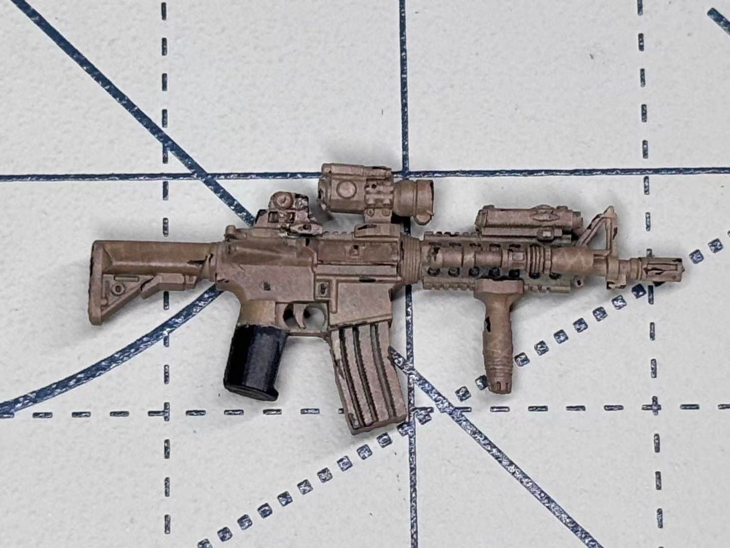 「WU」Painting rifles and machine guns