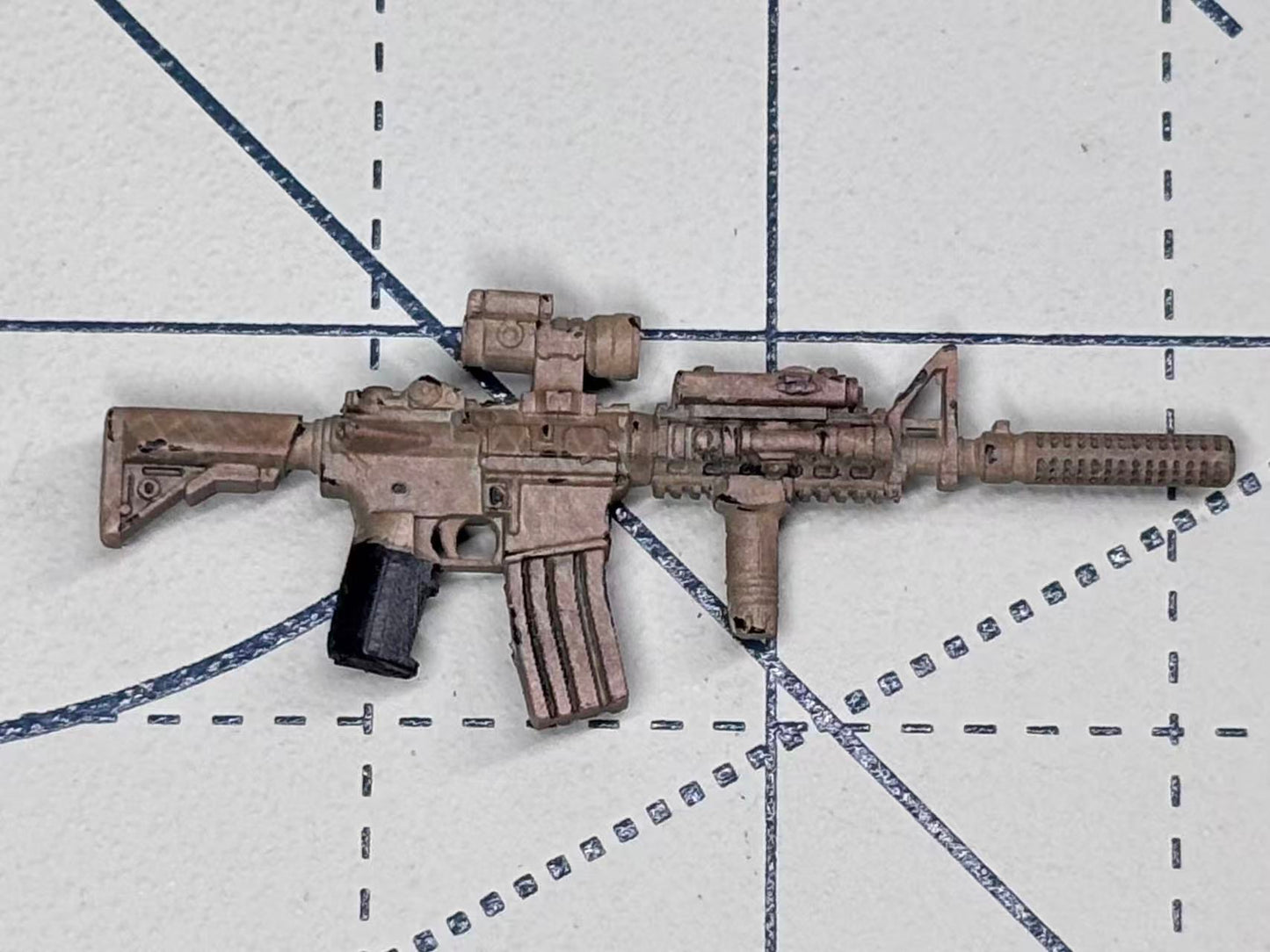 「WU」Painting rifles and machine guns