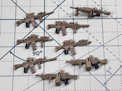 「WU」Painting rifles and machine guns