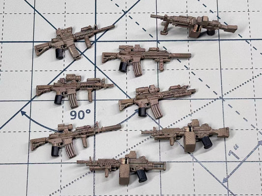 「WU」Painting rifles and machine guns