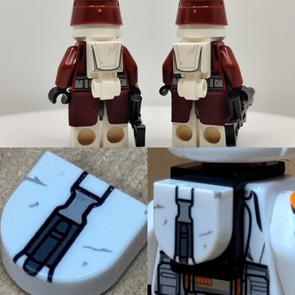 「TCS」official parts pad printed backpack