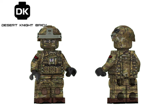 Royal Marines soldiers of the British Royal Navy.